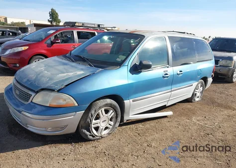 2001 Ford Windstar Sel из США, поврежденный, VIN 2FMZA53491BA93192